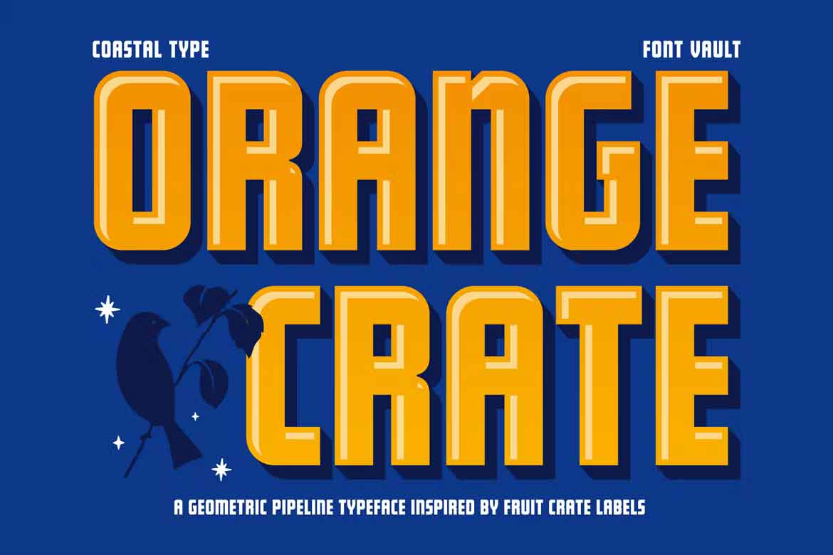 フォント Orange Crate
